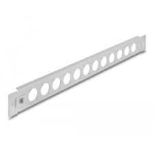 DELOCK 19 D-típusú patch panel 12 porttal eszköz nélkül szerelhető szürke egyéb hálózati eszköz