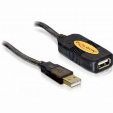 DELOCK 2.0 A - A (Stecker - Buchse) Repeater 10m DeLock (82446) kábel és adapter