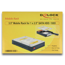 DELOCK 3.5 1 x 2.5 SATA HDD / SSD Mobile Rack asztali számítógép kellék
