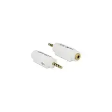 DELOCK 3,5mm jack (M) - 3,5mm jack (F) kábel és adapter