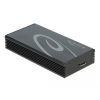 DELOCK 42000 M.2 USB Type-C Külső SSD ház - Fekete