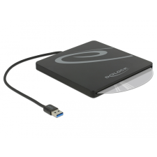 DELOCK 42604 5.25″ USB 3.0 Külső HDD ház - Fekete asztali számítógép kellék