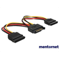DELOCK 60105 SATA (15 tűs) >  2db SATA HDD (egyenes) hálózati kábel kábel és adapter