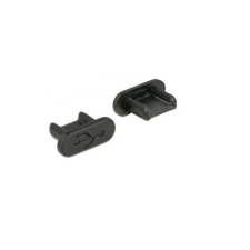 DELOCK 64007 USB Micro-B Porvédő 10db - Fekete (64007) kábel és adapter