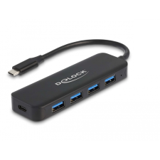 DELOCK 64170 USB-C HUB (4 port) (64170) hub és switch