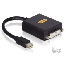 DELOCK 65098 fekete adapter mini displayport apa &gt; DVI 24+5 pin anya audió/videó kellék, kábel és adapter