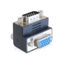 DELOCK 65289 adapter VGA apa / anya 90°-ban elforgatott kábel és adapter