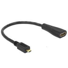  Delock 65391 High Speed HDMI micro D apa &gt; A anya HDMI kábel adapter Ethernettel kábel és adapter