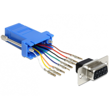 DELOCK 65430 Sub-D 9pin anya - RJ45 anya adapter szerelő készlet kábel és adapter