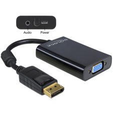 DELOCK 65439 DisplayPort apa -> VGA anya adapter (65439) kábel és adapter