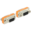 DELOCK - 65570 - Null Modem Sub-D 9 pin female > female Gender Changer Adapter