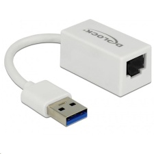 DELOCK 65905 USB 3.0 > Gigabit LAN átalakító, kompakt, fehér (65905) kábel és adapter