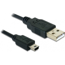 DELOCK 82273 USB 2.0 1 M USB A Mini-USB B Fekete kábel és adapter
