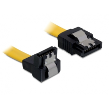 DELOCK 82469 Cable SATA down/straight metal yellow 10cm kábel és adapter