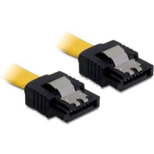 DELOCK 82476 SATA straight/straight metal yellow 20cm kábel és adapter