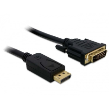 DELOCK 82591 Displayport - DVI 24+1 kábel, apa - apa 2,0m kábel és adapter