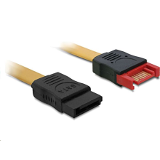 DELOCK 82666 SATA hosszabbító kábel 100cm sárga (82666) kábel és adapter