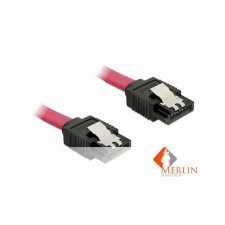 DELOCK 82676 SATA3 adatkábel 30cm piros kábel és adapter