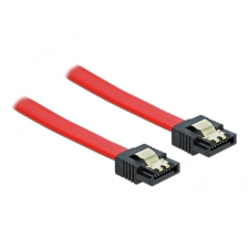 DELOCK 82677 sata 6gbps 50cm egyenes-egyenes piros kábel kábel és adapter