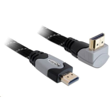 DELOCK 82993 High Speed HDMI Ethernet kábel derékszögű csatlakozóval 1m (82993) kábel és adapter