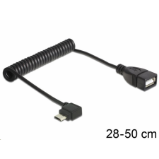 DELOCK 83354 USB micro-B apa &gt; USB 2.0-A anya OTG csavaros kábel kábel és adapter