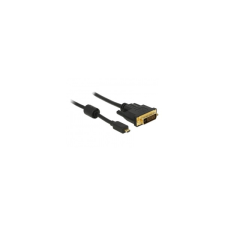 DELOCK 83586 HDMI-micro D male to DVI 24+1 male, 2m kábel és adapter