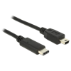 DELOCK 83603 USB Type-C (USB-C) 2.0 --> USB 2.0 mini-B 1m kábel (83603)