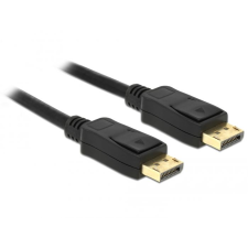 DELOCK 84860 Displayport apa-apa összekötő kábel 7m fekete (84860) kábel és adapter