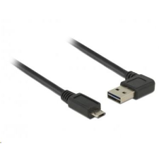 DELOCK 85164 EASY-USB A 2.0 ívelt bal / jobb > EASY-USB 2.0 micro-B kábel, 0.5 m (85164) kábel és adapter