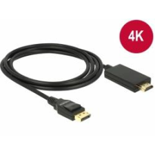 DELOCK 85319 DisplayPort apa - HDMI-A apa Nagy sebességű kábel 5m Fekete kábel és adapter