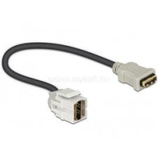 DELOCK 86328 HDMI anya &gt; HDMI anya 250° kábellel Keystone modul (DL86328) kábel és adapter