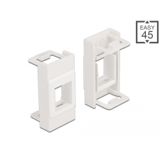 DELOCK 86413 Easy 45 Keystone modultartó - Fehér (4db/csomag) (81353) kábel és adapter
