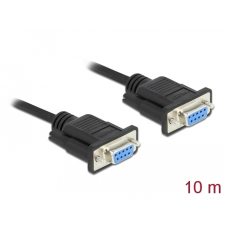 DELOCK 87525 VGA - VGA Kábel 10m - Fekete kábel és adapter