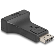 DELOCK Adapter DisplayPort 1.1-dugós csatlakozó DVI-csatlakozóhüvely passzív fekete (66615) kábel és adapter