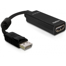 DELOCK Adapter Displayport 1.1 male &gt; HDMI female Passive Black kábel és adapter
