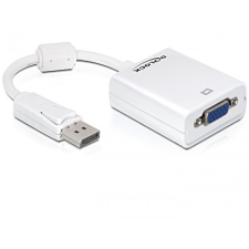 DELOCK Adapter Displayport apa > VGA 15tűs anya kábel és adapter