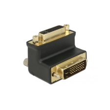 DELOCK Adapter DVI(24+1) -> DVI(24+5) Bu/St 90° (65866) kábel és adapter