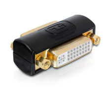 DELOCK Adapter DVI (Dual Link) (24+5) female / female Black 65225 kábel és adapter