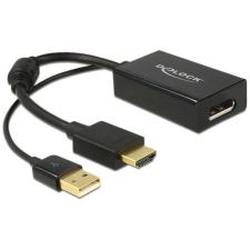 DELOCK Adapter HDMI-A male > Displayport 1.2 female Black (62667) mobiltelefon kellék