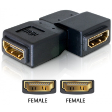 DELOCK adapter HDMI anya &gt; HDMI anya 90 balra kábel és adapter