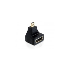 DELOCK adapter HDMI (F) - micro HDMI (M) 90° kábel és adapter