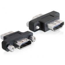 DELOCK Adapter HDMI female -&gt; HDMI female (65313) audió/videó kellék, kábel és adapter