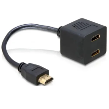 DELOCK Adapter HDMI male to 2x HDMI female kábel és adapter