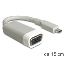 DELOCK adapter HDMI-micro D apa &gt; VGA anya kábel és adapter