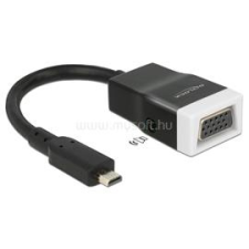 DELOCK Adapter HDMI-micro D dugó &gt; VGA hüvely audióval (DL65589) kábel és adapter