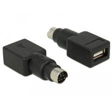 DELOCK Adapter PS/2 apa > USB A-típusú anya kábel és adapter