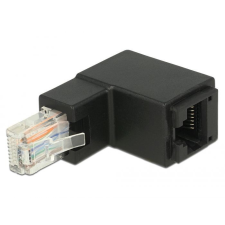 DELOCK Adapter RJ45 plug upwards angled > RJ45 jack Cat.6 UTP (86424) kábel és adapter