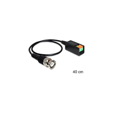 DELOCK Adapter Terminalblock 2Pin -> BNC Stecker Kabel 0.40m (83181) kábel és adapter