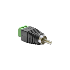 DELOCK Adapter Terminalblock 2Pin -> Cinch Stecker (65417) kábel és adapter