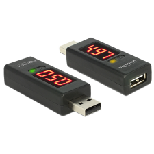 DELOCK Adapter USB 2.0 A male &gt; A female with LED kábel és adapter